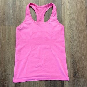 Lululemon Pink Racerback Tank Top size 6